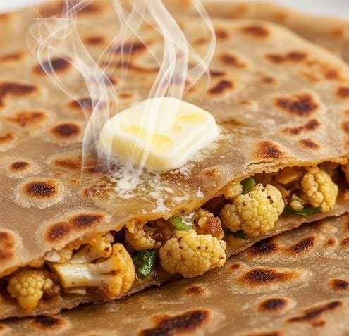 Crispy Gobi Paratha