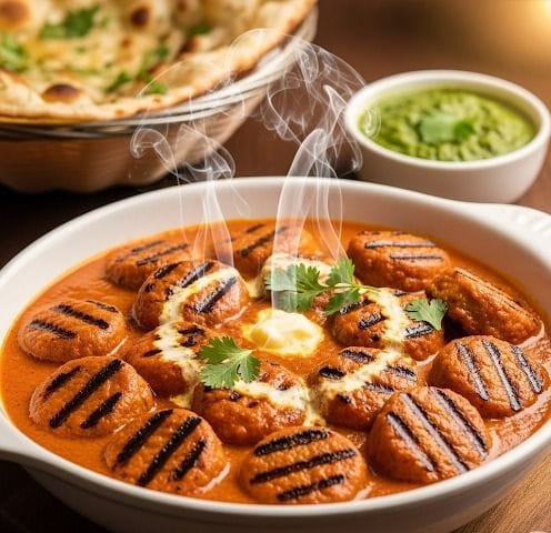 Flavorful Soya Chaap Gravy