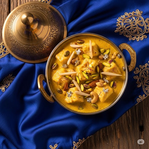 Fuelup Foods’ Paneer Korma served in a bowl, featuring soft paneer cubes in a rich, creamy cashew and yogurt-based gravy — a mildly spiced, royal North Indian curry.