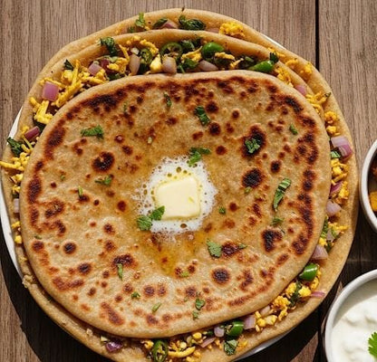 Paneer Pyaza Paratha