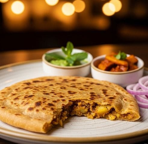 Classic Aloo Pyaaz Paratha