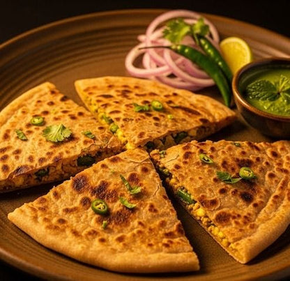 Stuffed Paneer Paratha