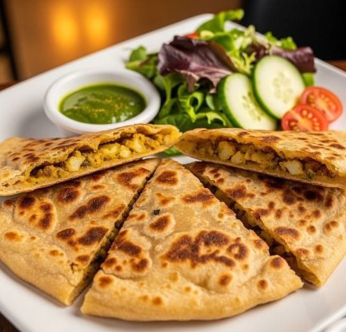 Crispy Gobi Paratha