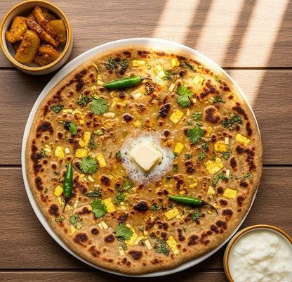 Stuffed Paneer Paratha