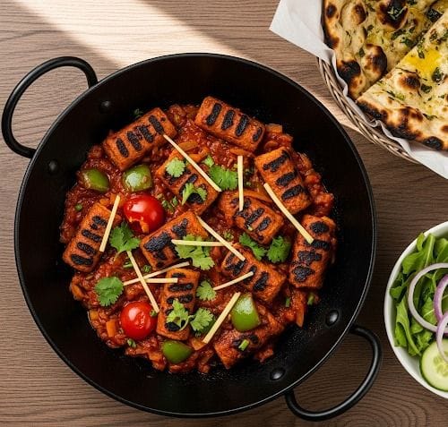 Smoky Kadhai Chaap Masala