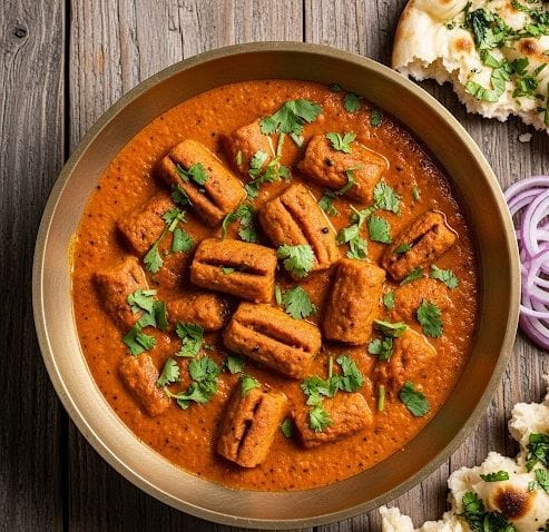 Flavorful Soya Chaap Gravy